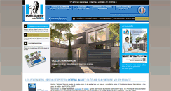 Desktop Screenshot of lesportaliers.com
